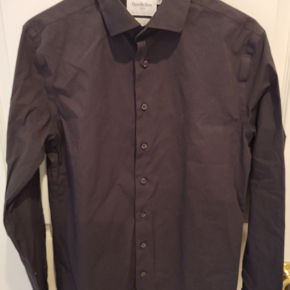 Mens Goodfellow black long sleeve dress shirt